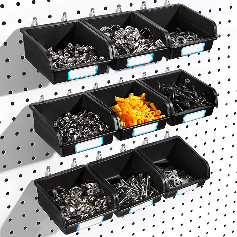 Workshop Tools Board - 1Set Efficient Pegboard Storage Bins With