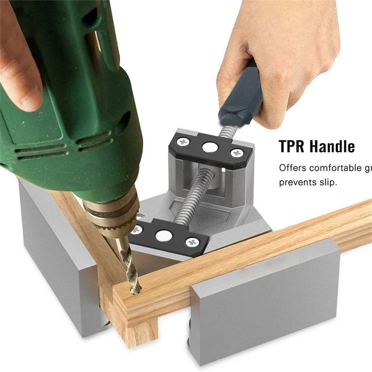 Angle Clamp 90 - STOCK-Aluminum Alloy 90° Right-Angle Clamp Right