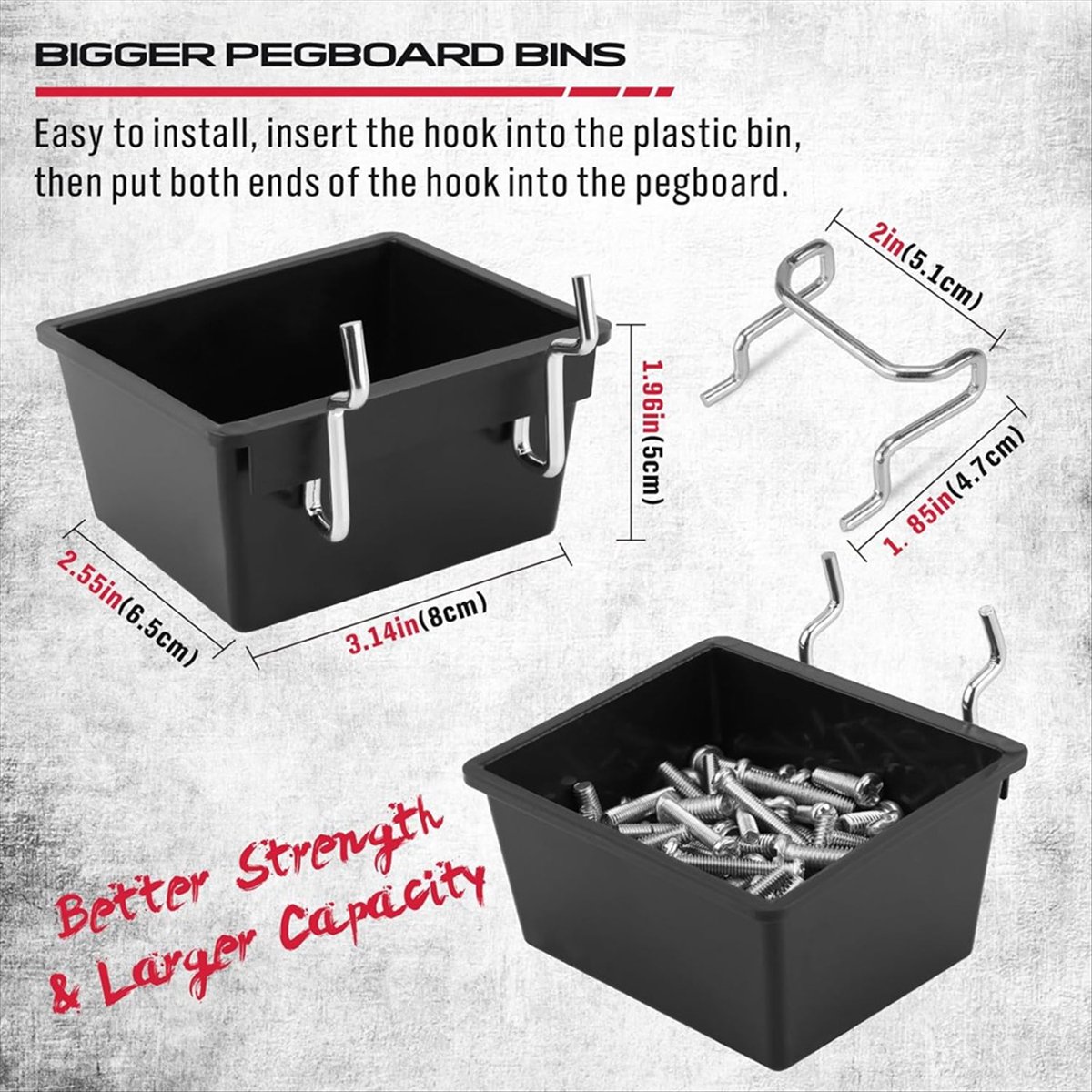 Workshop Tools For Sale - SALE AA63 121Pcs Pegboard Hooks Assortment