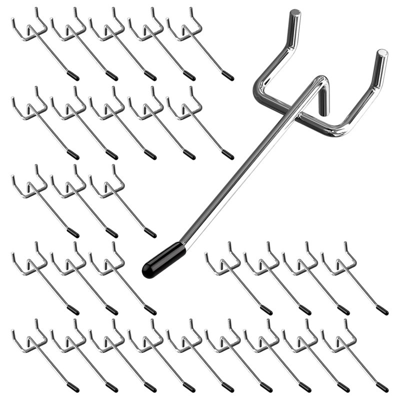 Pegboard Organizer Hooks 30Pcs - Workshop Tools Board ulasan dan harga
