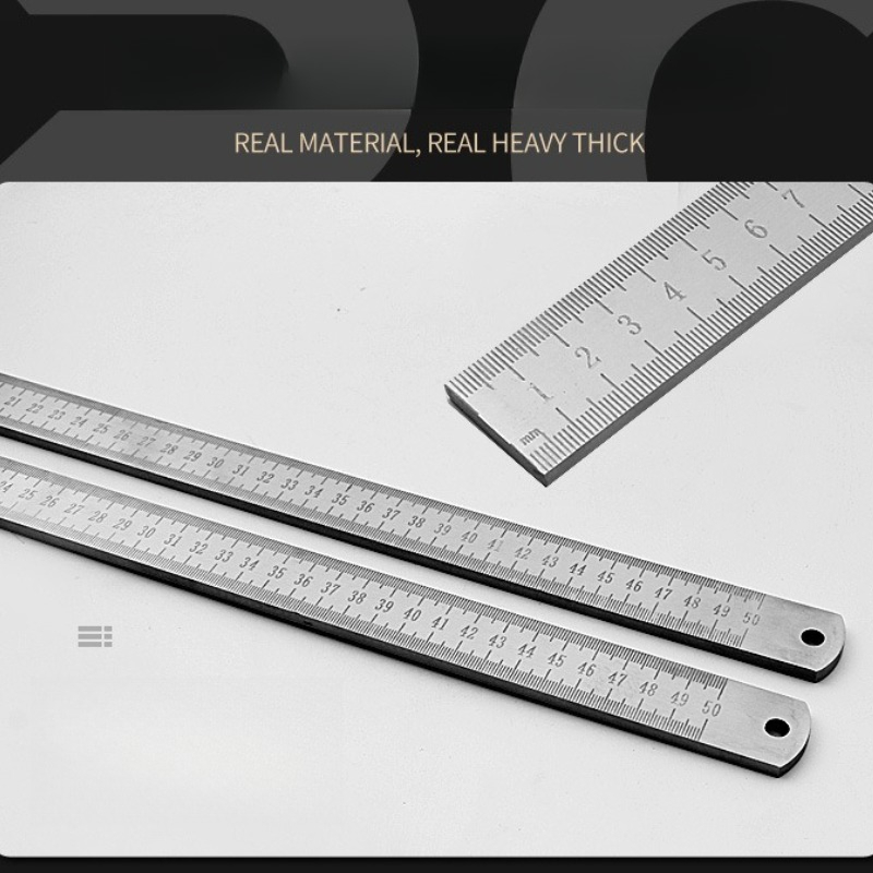 5mm Thick Stainless Steel Rule - Workshop Tools And Safety ulasan dan harga