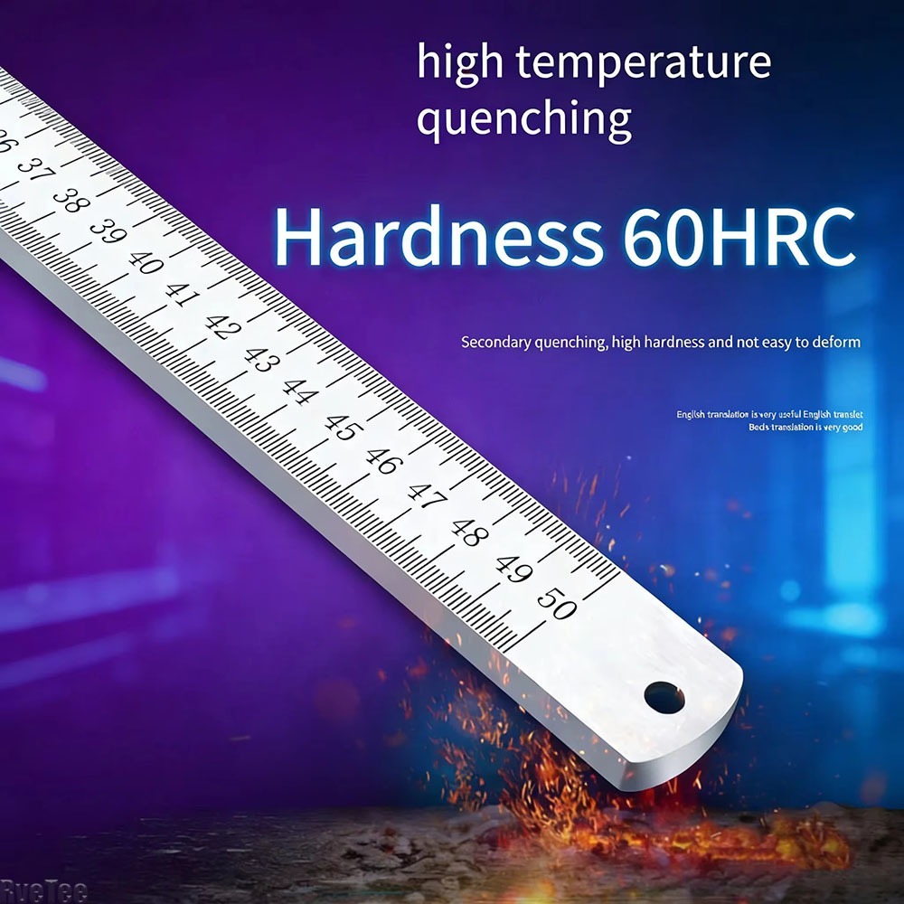 5mm Thick Stainless Steel Rule - Workshop Tools And Safety ulasan dan harga