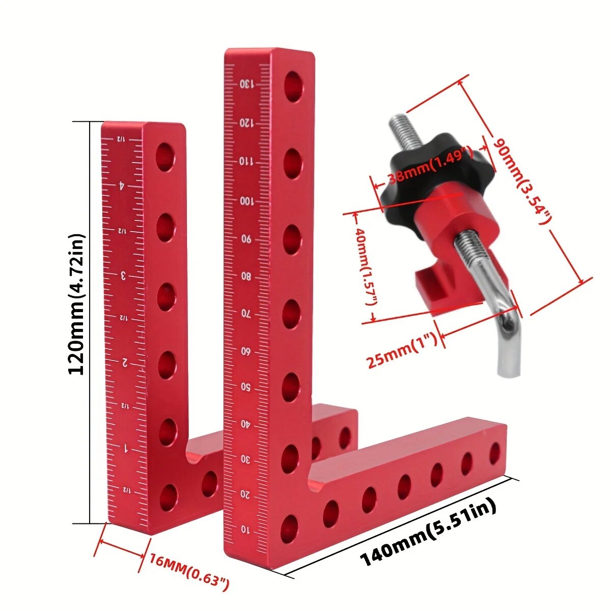 1Set 90 Degree Positioning Squ - Angle Clamp 90 ulasan dan harga