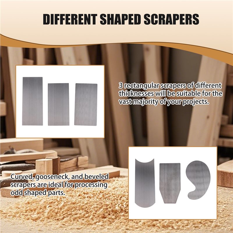 FAST-6 Pcs Cabinet Scraper Set - Card Scraper Cabinet ulasan dan harga