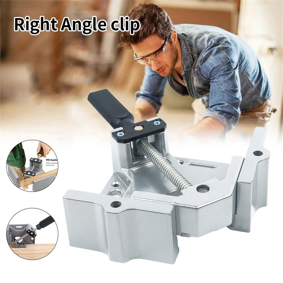 STOCK-Aluminum Alloy 90° Right - Angle Clamp 90 ulasan dan harga