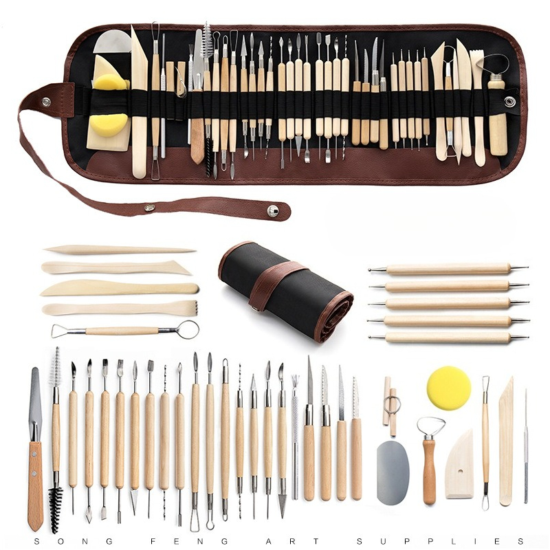 32 piece pottery tools set/Han - Tools Qa ulasan dan harga