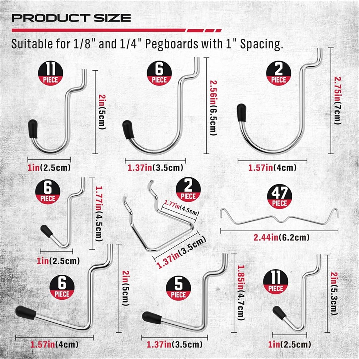 SALE AA63 121Pcs Pegboard Hook - Workshop Tools For Sale ulasan dan harga